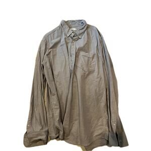 Sonoma Gray Button Down Shirt Mens XXL